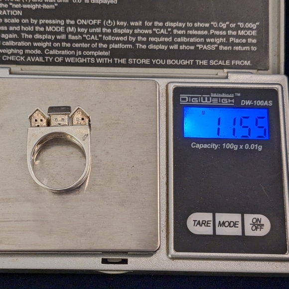 Jill Davis Studio Neighborhood Statement Ring Sterling Silver Size 8.5 - Picture 4 of 6